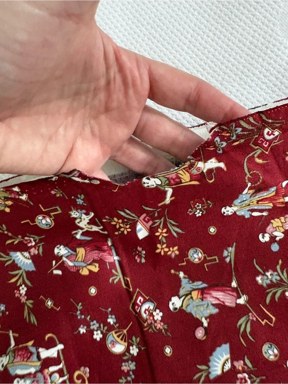 2.6 yards fabric David Textiles hundred boys Asian Chinese quilting cotton